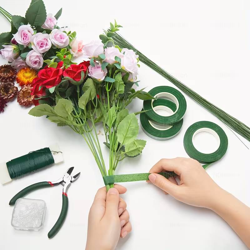Floral Tape Green - 1 set of floral tools, green