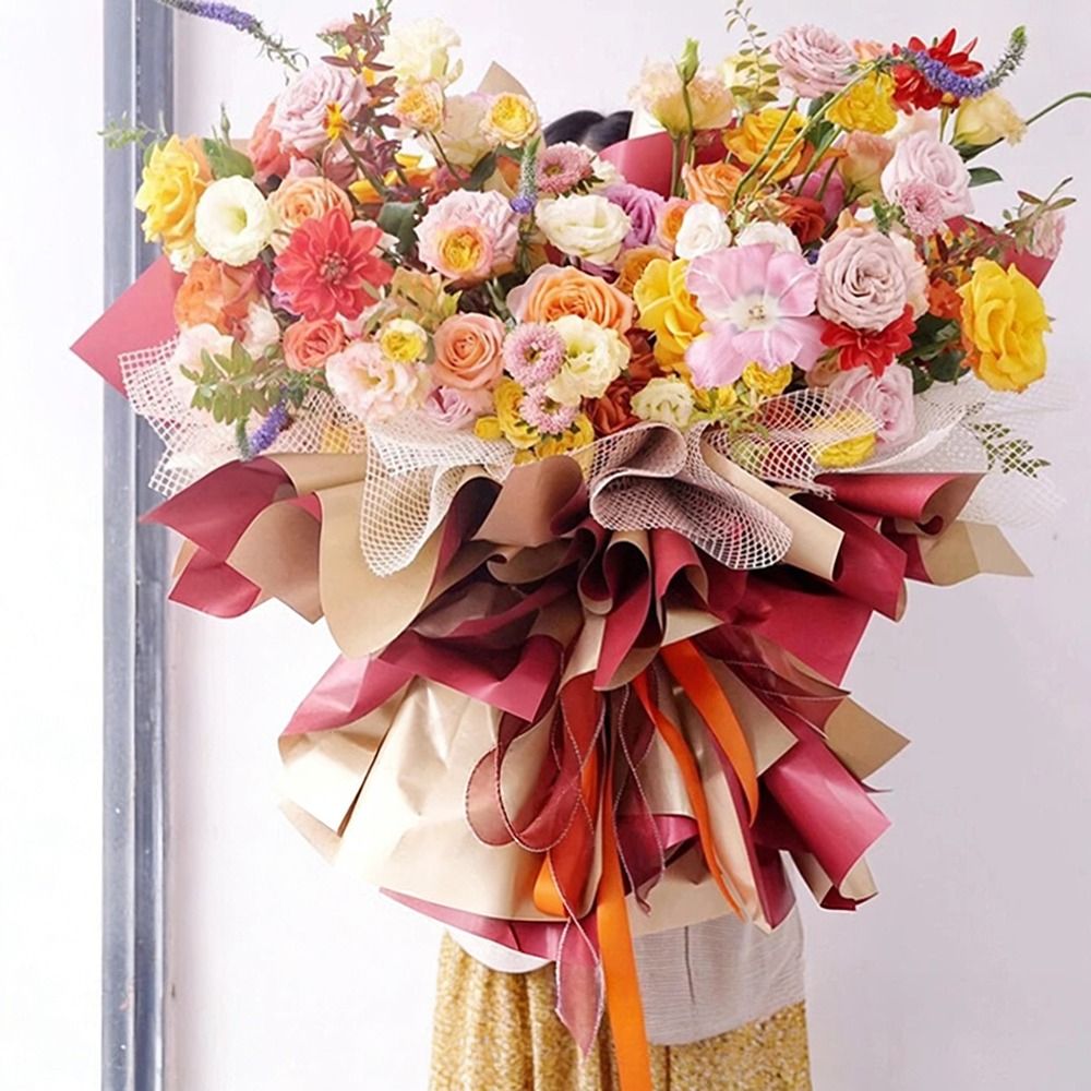 50cm Wide Fresh Flower Wrappin - огляд і ціна Flower Wrap Kraft