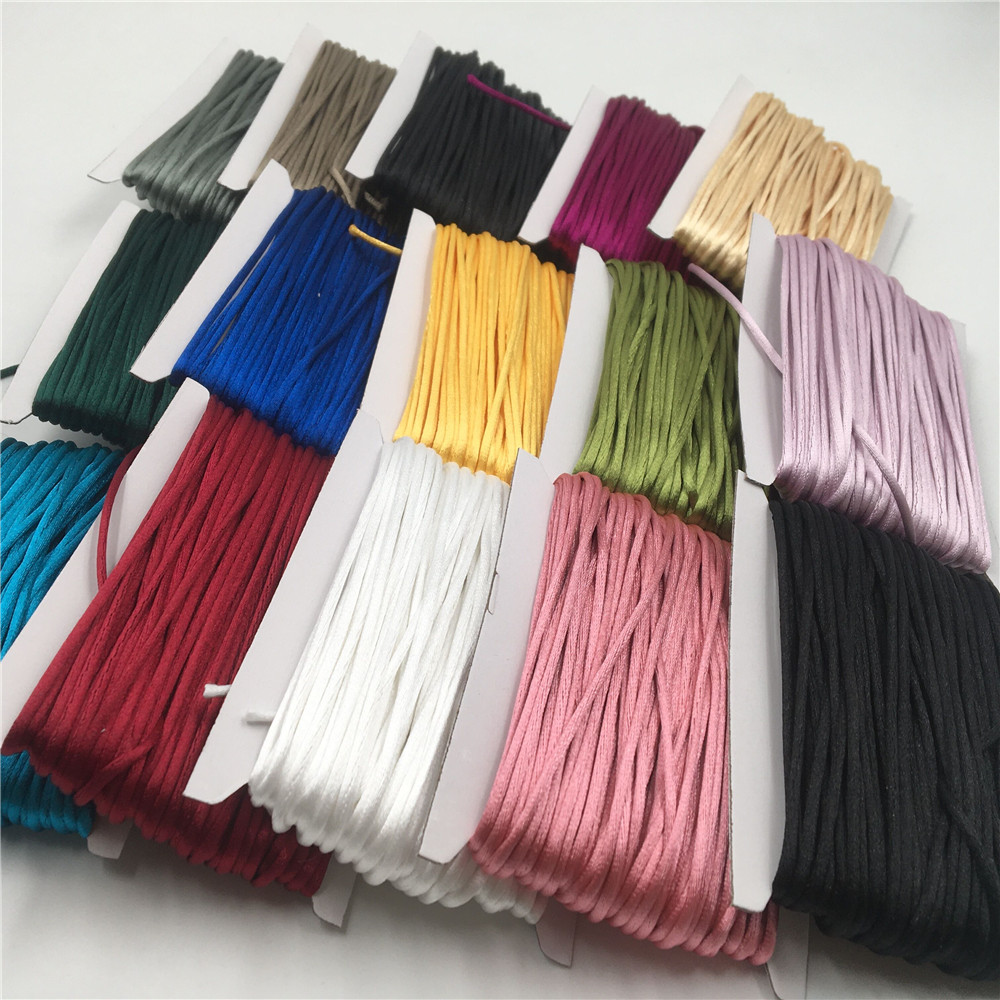 2mm Braided Macrame Silk Macra - огляд і ціна Ribbon Wired Satin