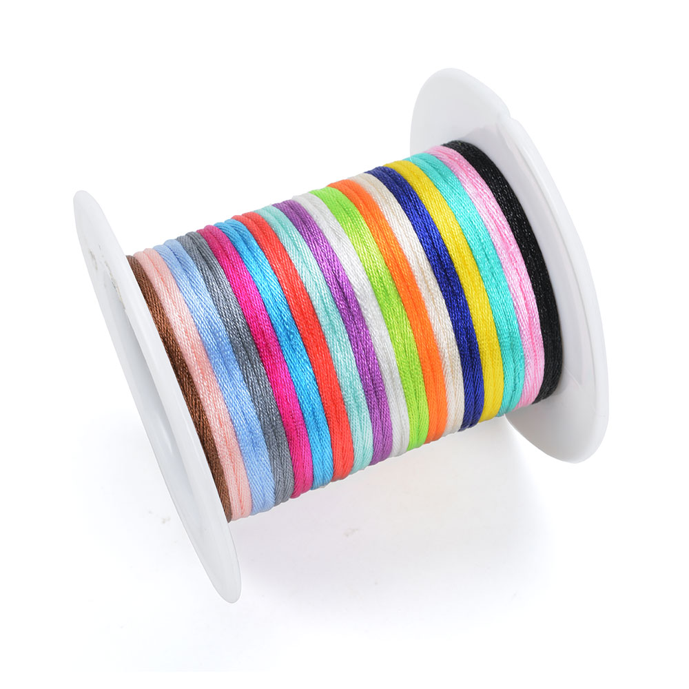 20m/lot DIY Nylon Cords 1.5mm  - огляд і ціна Ribbon Wired Satin