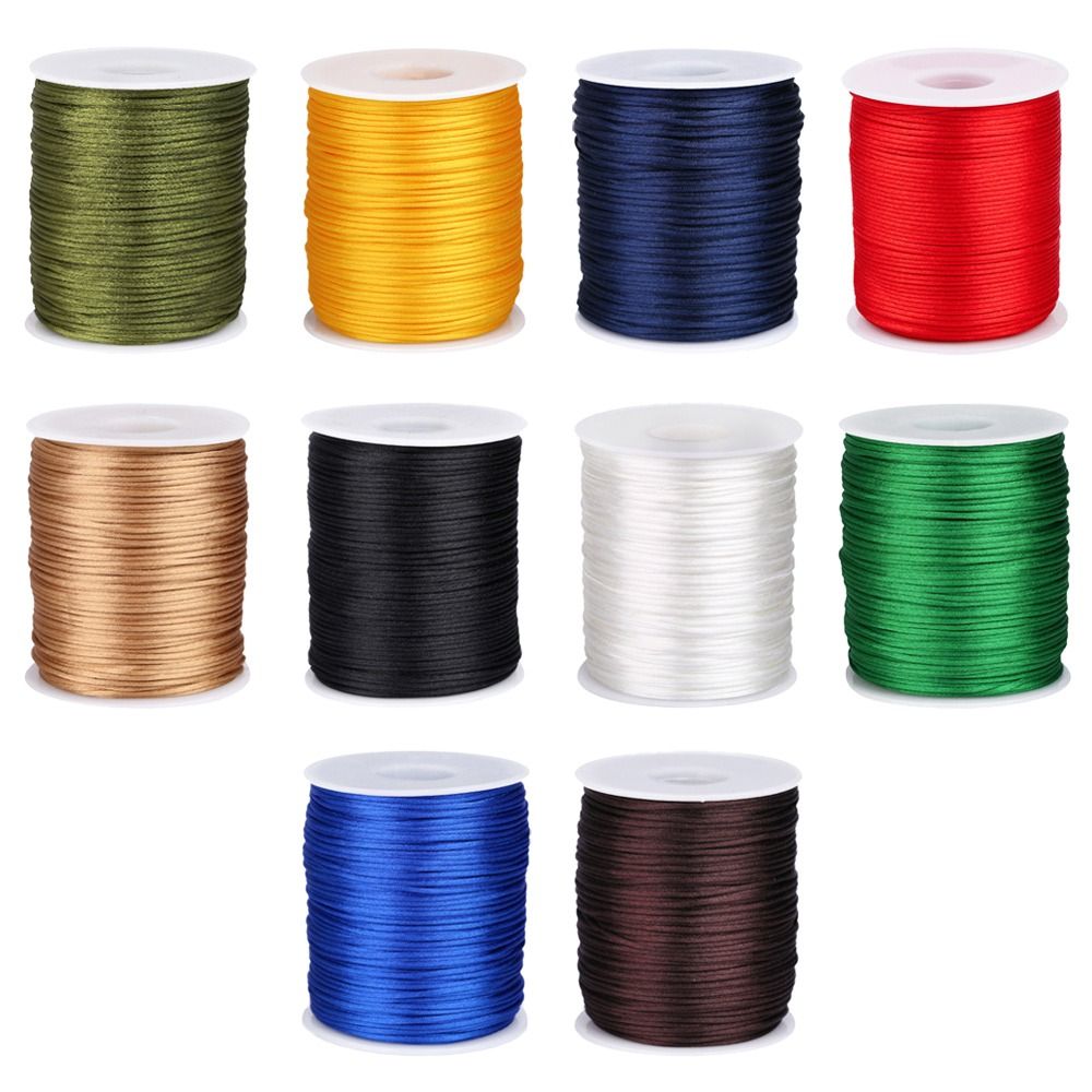 New 1.5mm Satin Cord 100M Soli - огляд і ціна Ribbon Wired Satin