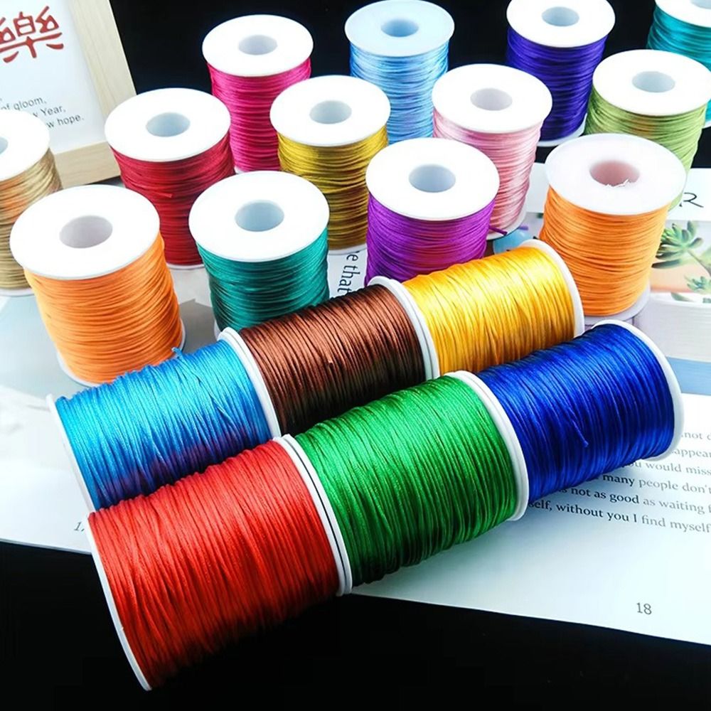 New 1.5mm Satin Cord 100M Soli - огляд і ціна Ribbon Wired Satin