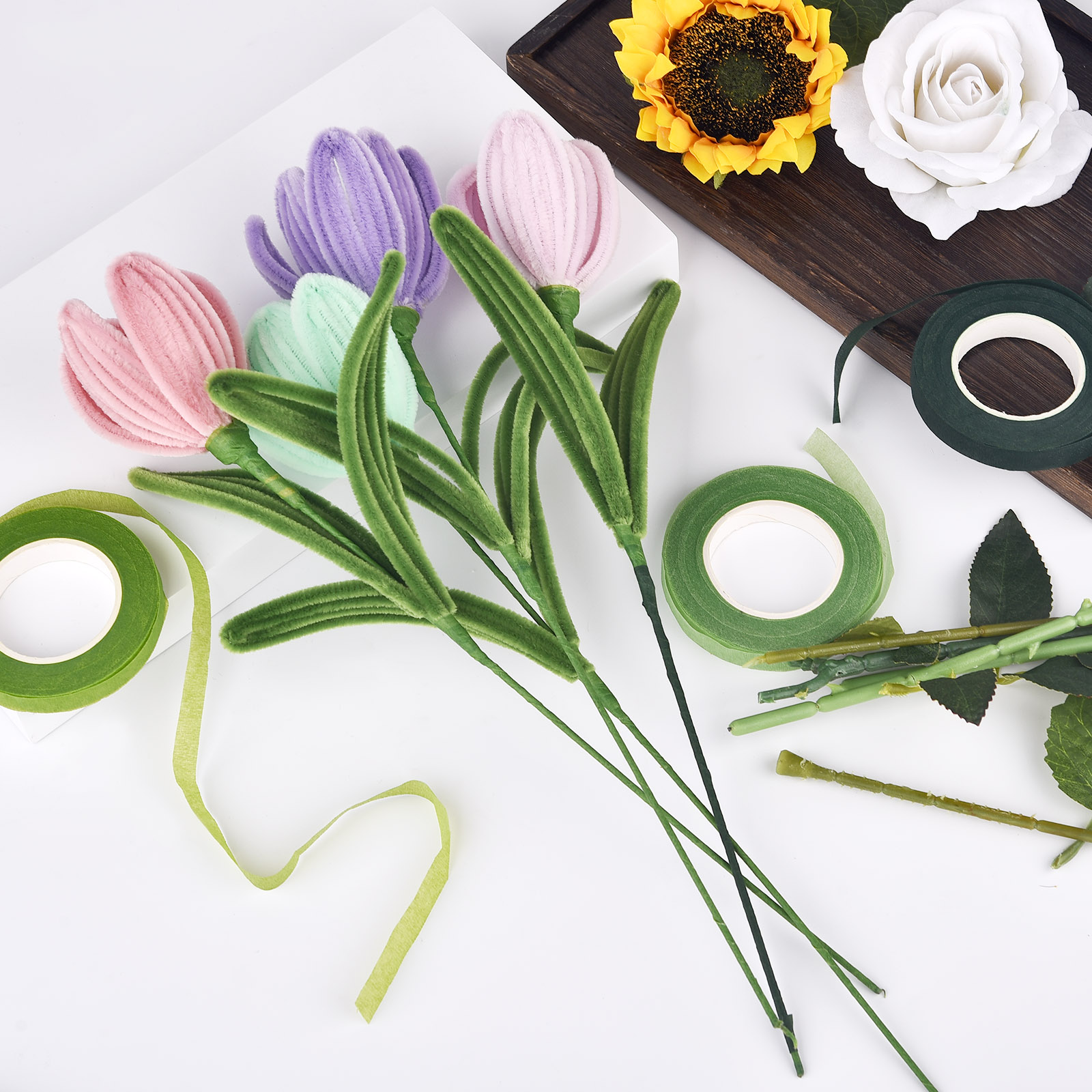 30yards Floral Stem Tape Corsa - огляд і ціна Floral Tape Green