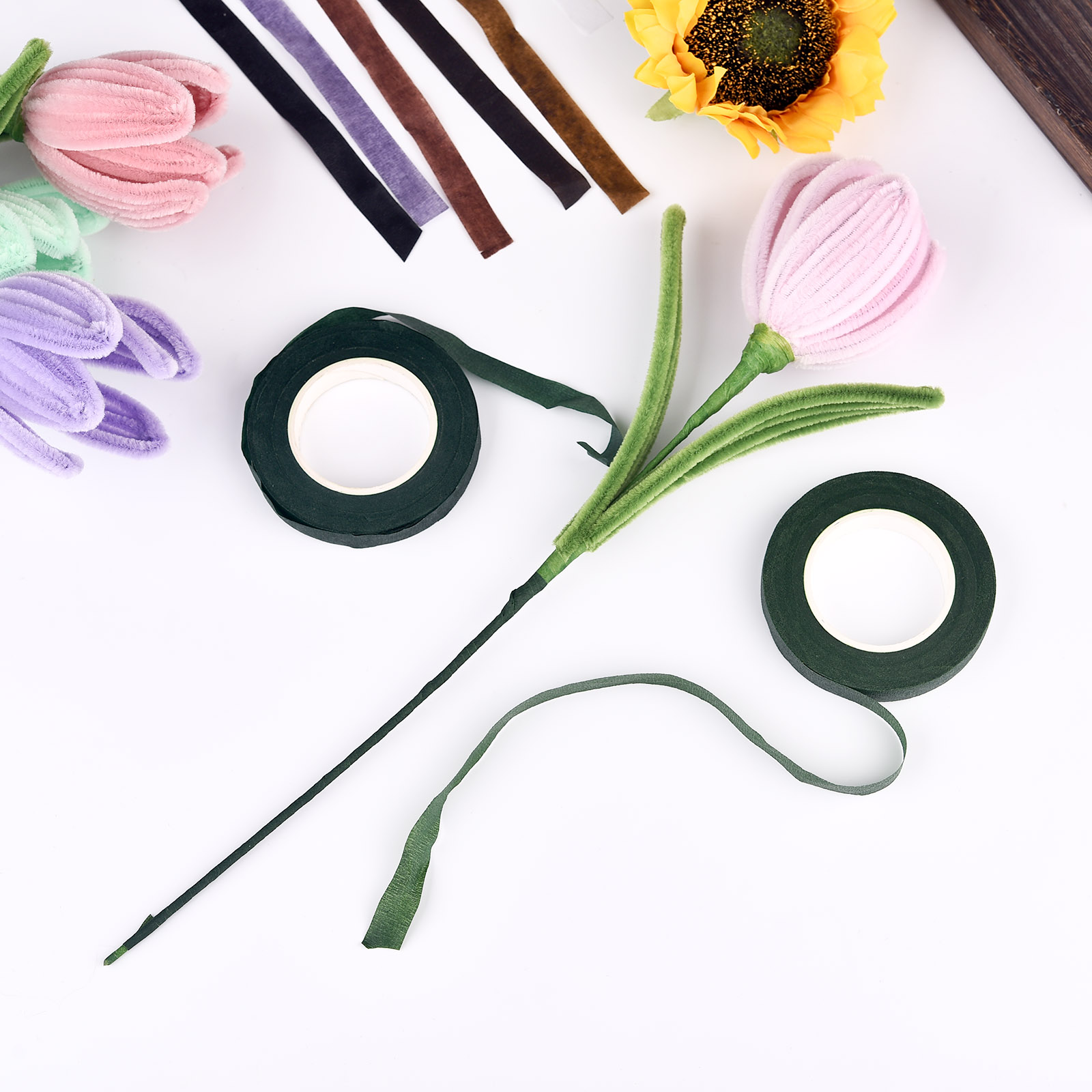 30yards Floral Stem Tape Corsa - огляд і ціна Floral Tape Green