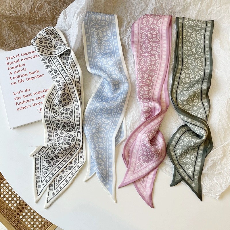 Set Series Silk Satin Scarf Wo - огляд і ціна Ribbon Wired Satin