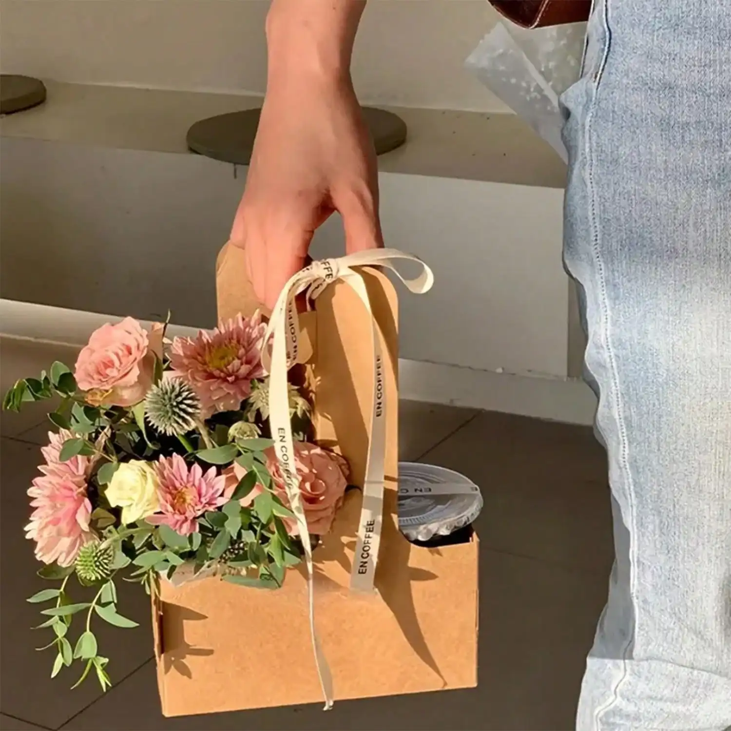 Kraft Paper Flower Bouquet Gif - огляд і ціна Flower Wrap Kraft