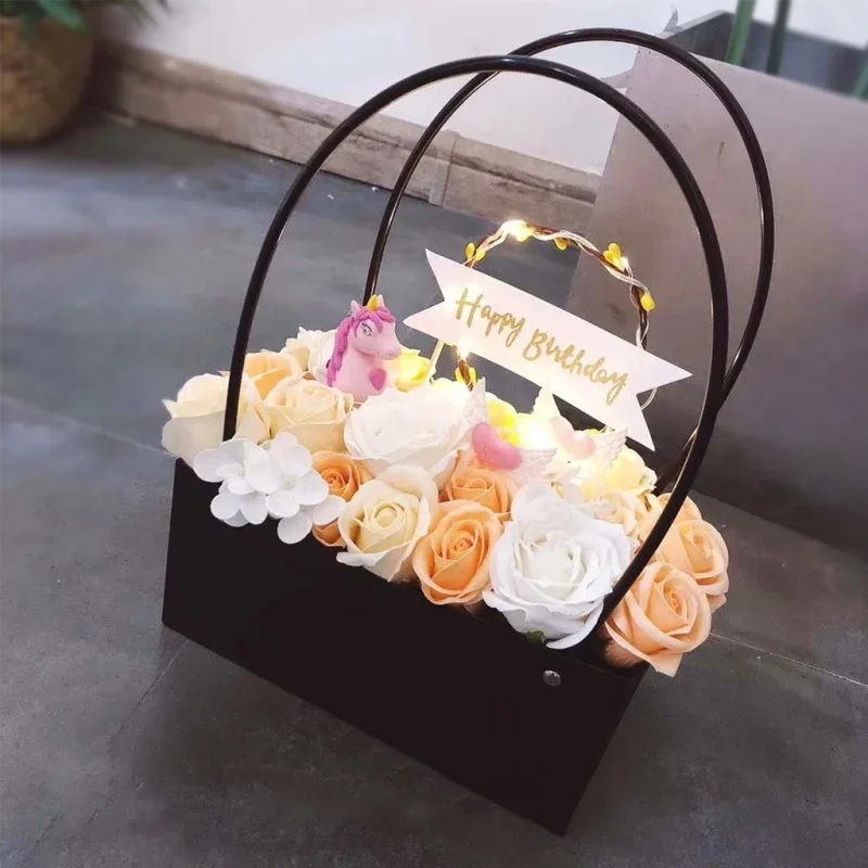 Flower Paper Box Bucket PVC Fl - огляд і ціна Florist Supply Buckets