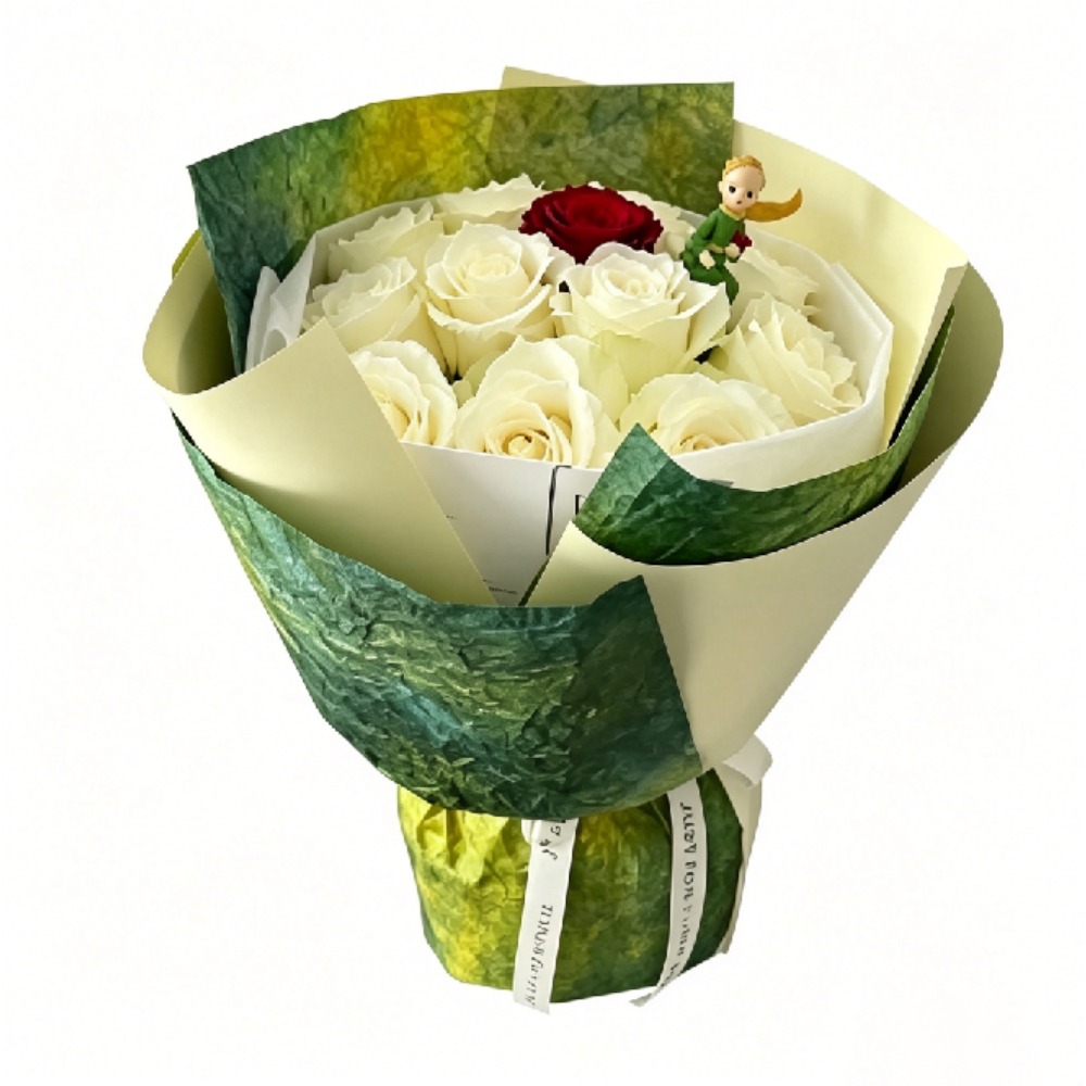 Spring Gradient Green Kraft Fl - огляд і ціна Flower Wrap Kraft
