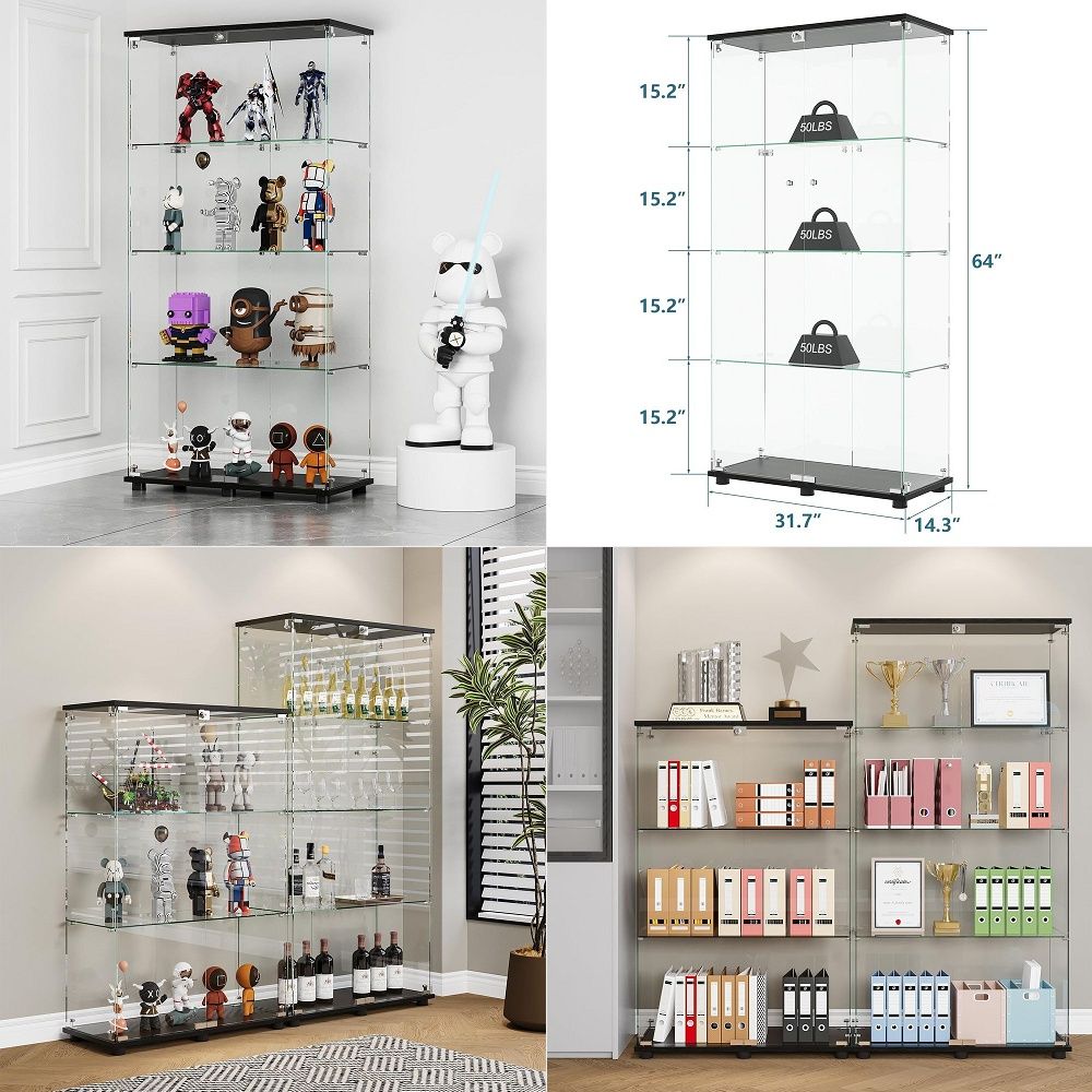 Display Cabinet with 4Shelf Do - огляд і ціна B & J Florist Supply Linwood