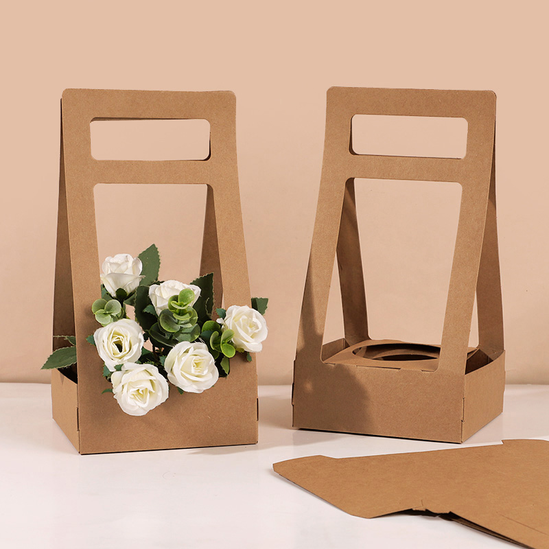 3/5Pcs Handheld Flower Box Kra - огляд і ціна Flower Wrap Kraft