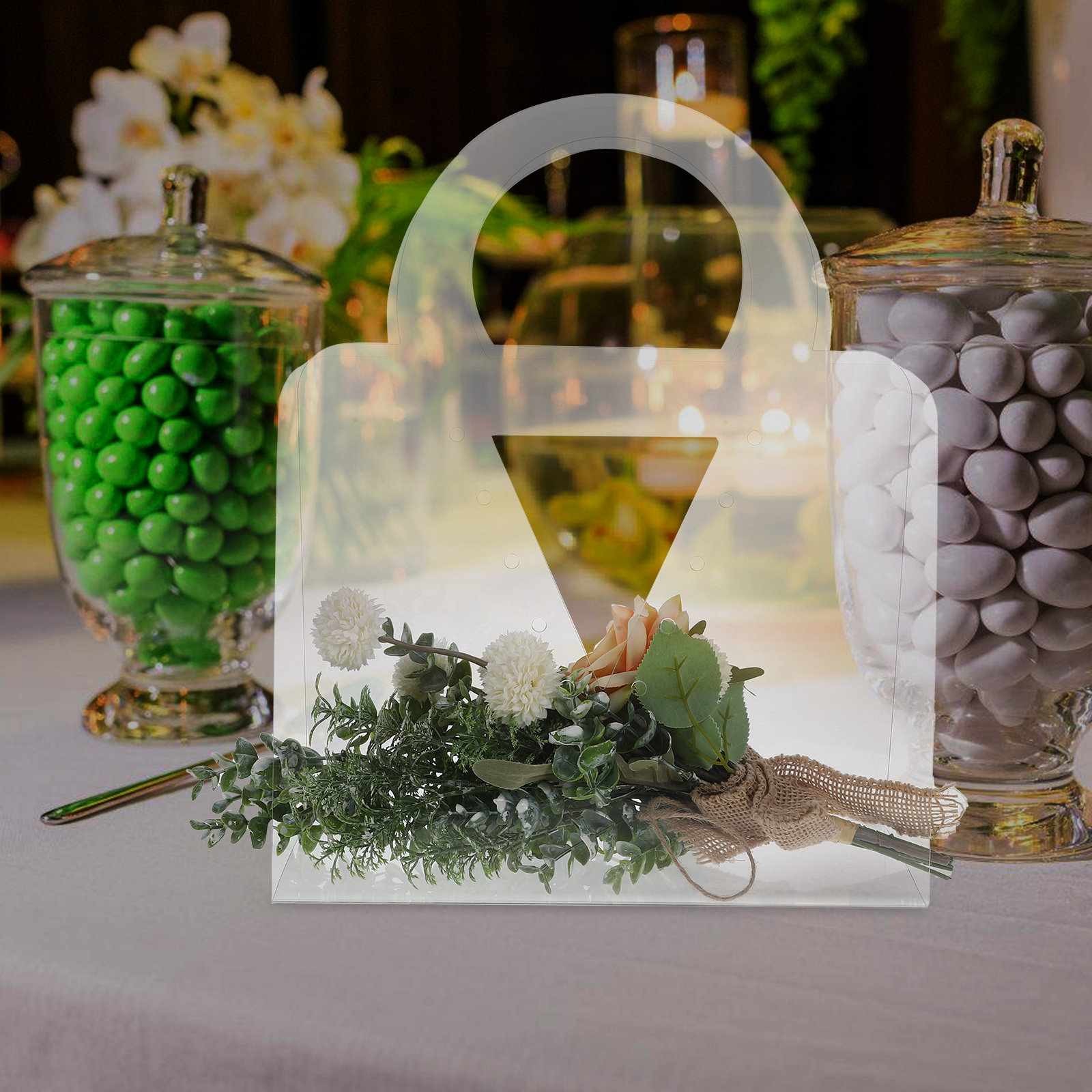 4Pcs Clear Bouquet Gift Bags w - огляд і ціна Florist Supply Shop