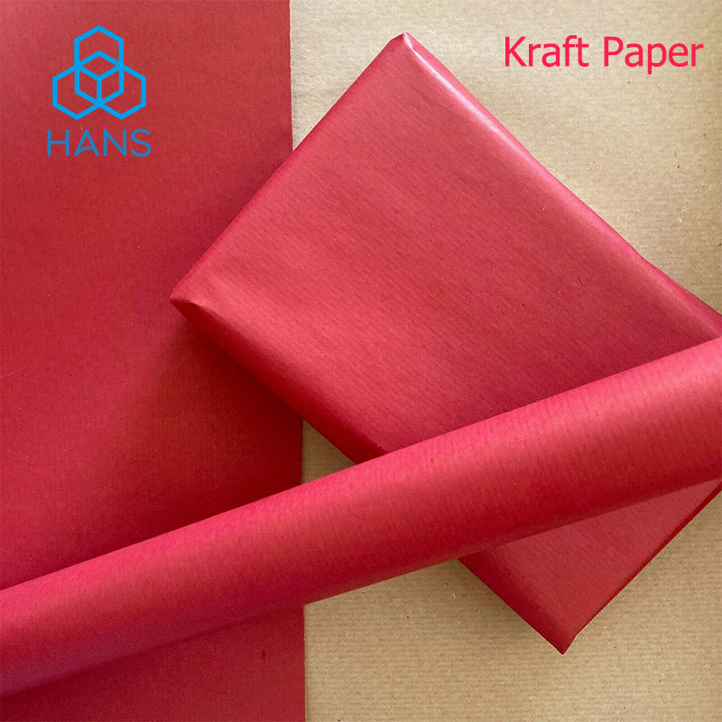 Red CRAFT ART KRAFT GIFT PAPER - огляд і ціна Flower Wrap Kraft