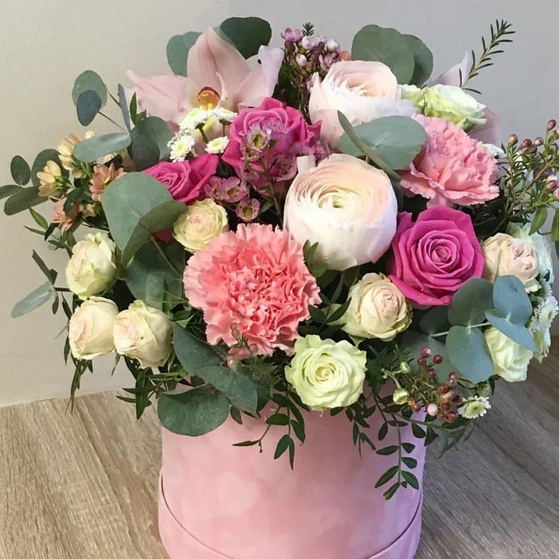 3Pcs/Set Round Shape Velvet Gi - огляд і ціна Florist Supply Buckets