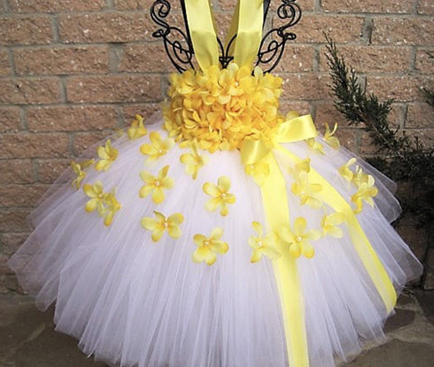 Girls Green Petals Tutu Dress  - огляд і ціна Floral Tape Green