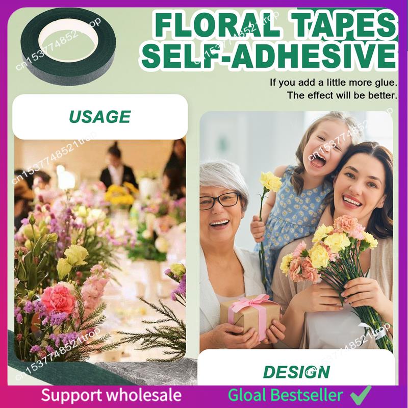 A38M 12 Pcs Floral Tape Floris - огляд і ціна Floral Tape Green