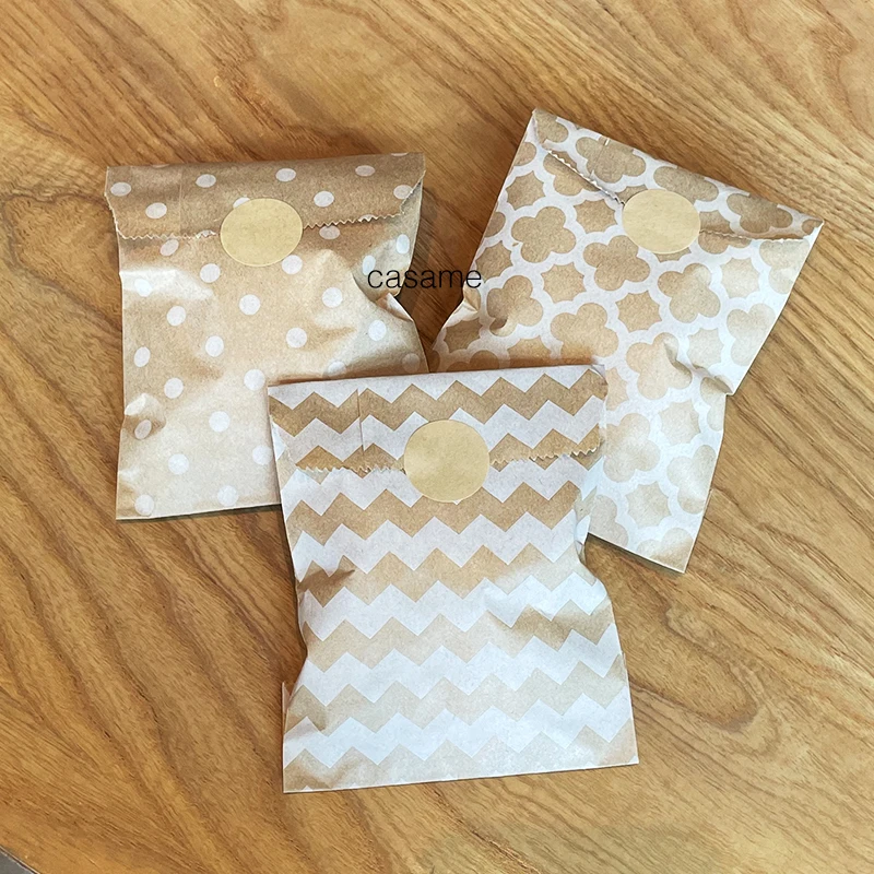 25pcs Kraft Paper Bags Candy B - огляд і ціна Flower Wrap Kraft