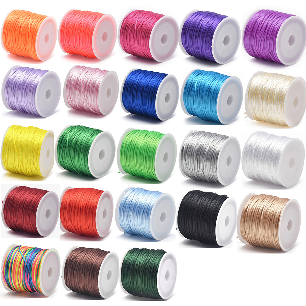 1.5mm Crafts Satin Rattail Cor - огляд і ціна Ribbon Wired Satin