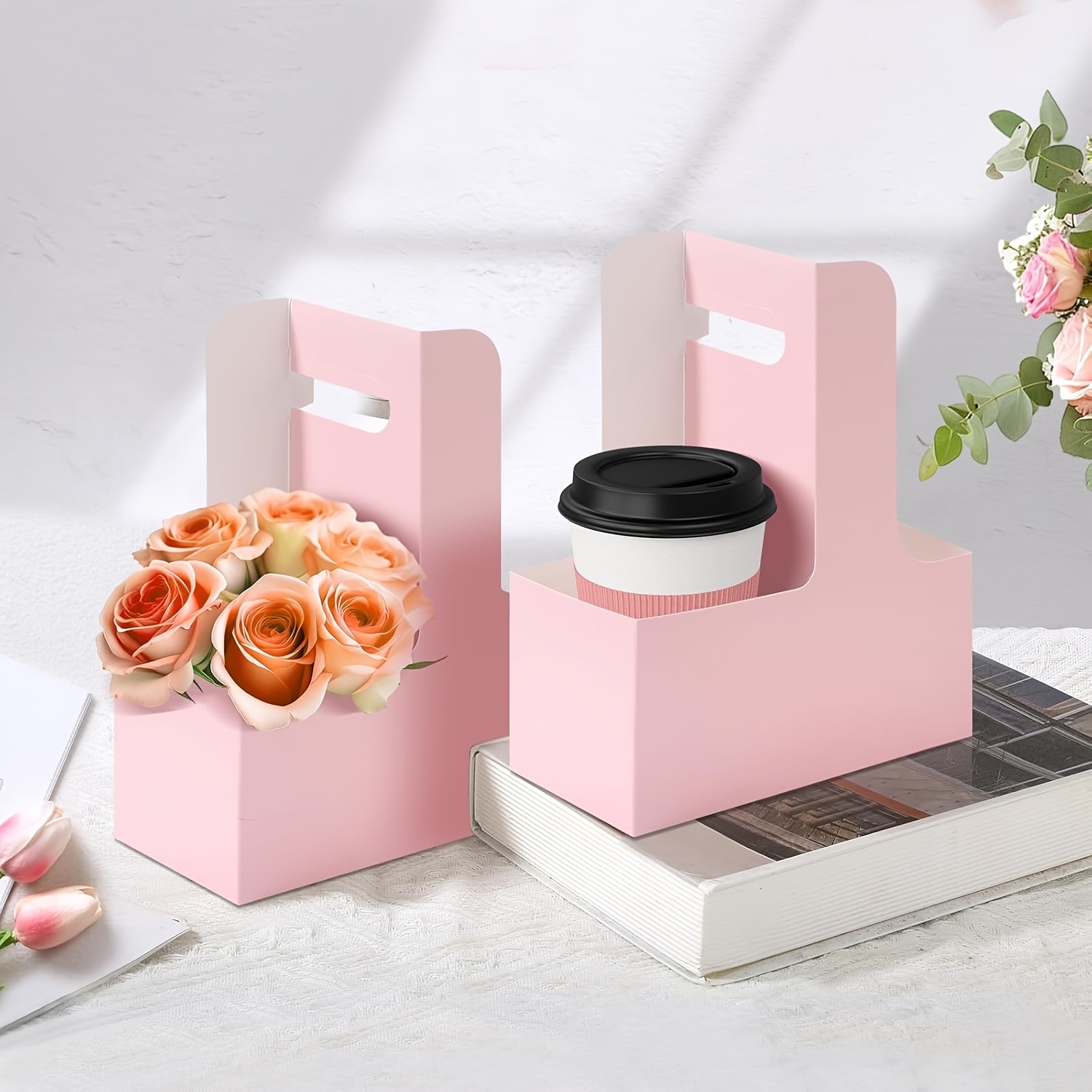12pcs Pink Kraft Flower Gift B - огляд і ціна Flower Wrap Kraft