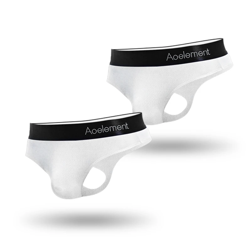 2PCS Men's low-waist solid-col - огляд і ціна Ribbon Wired Satin
