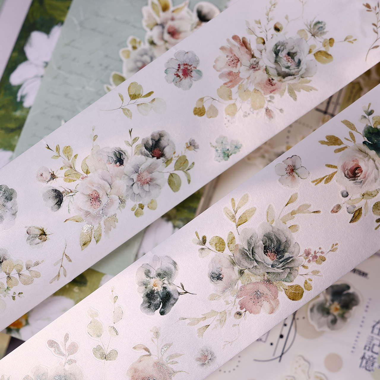 XiaoBaiJia Studio Vintage Soft - огляд і ціна Floral Tape Green