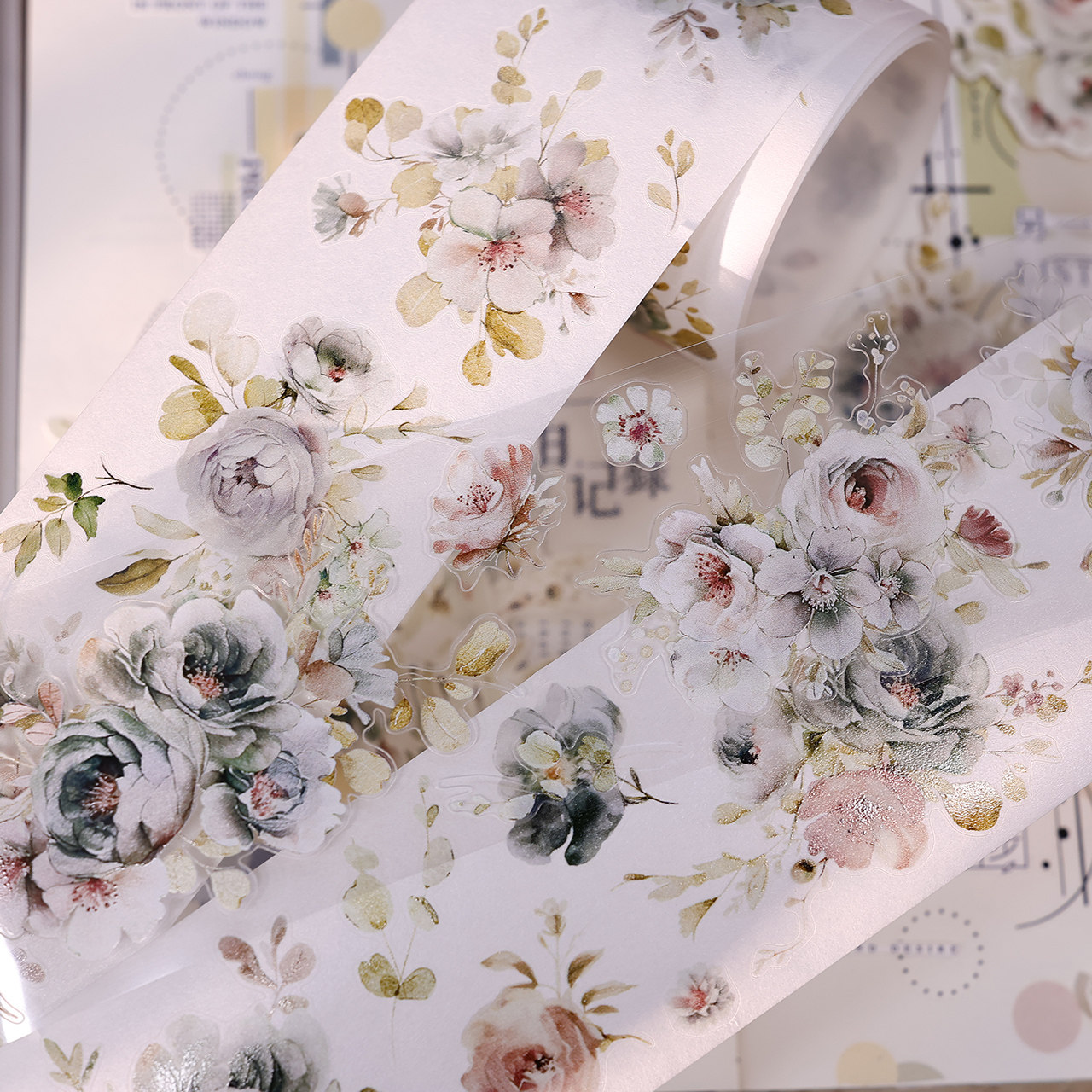 XiaoBaiJia Studio Vintage Soft - огляд і ціна Floral Tape Green
