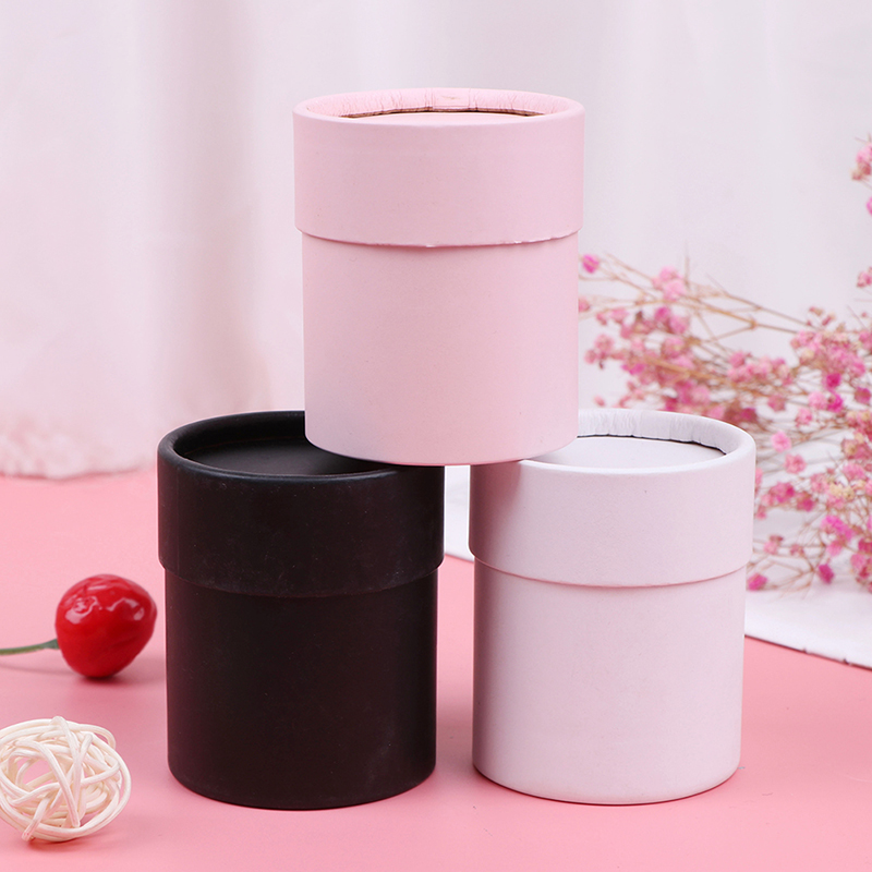 Round Flower Paper Box With Li - огляд і ціна Florist Supply Buckets