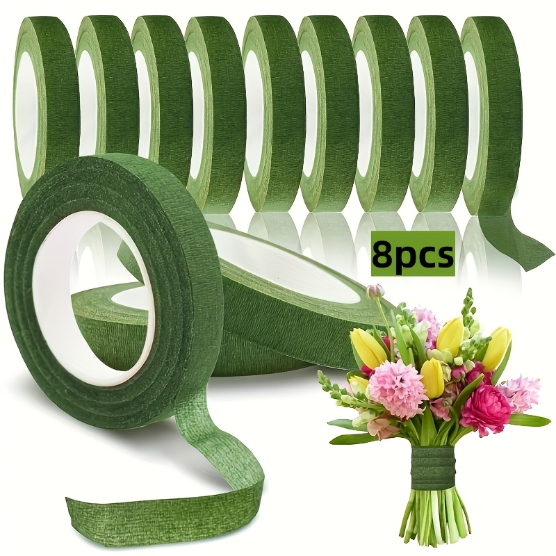 1. 8Pcs Green Self-adhesive Fl - огляд і ціна Floral Tape Green