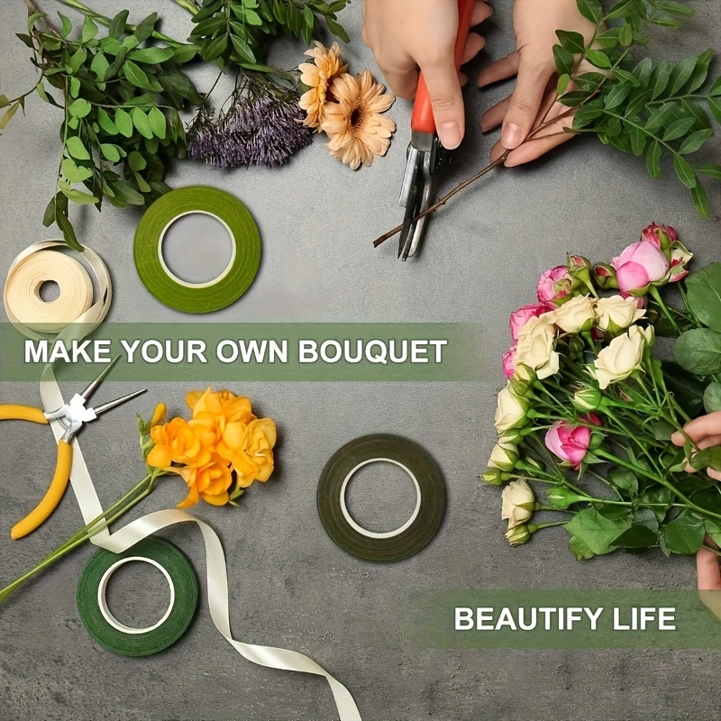 1. 8Pcs Green Self-adhesive Fl - огляд і ціна Floral Tape Green