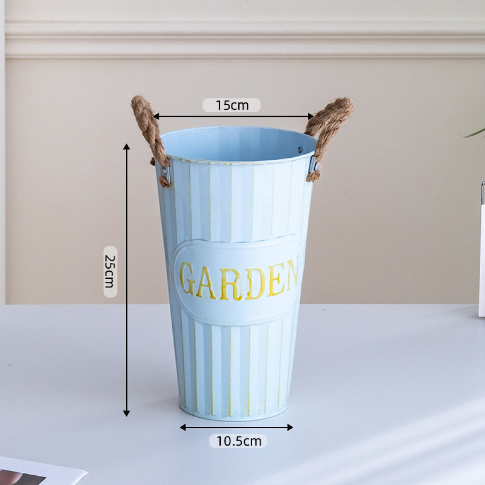 Pastoral Iron Plant Pot Decora - огляд і ціна Florist Supply Buckets
